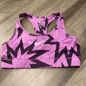 Nike purple sports bra
